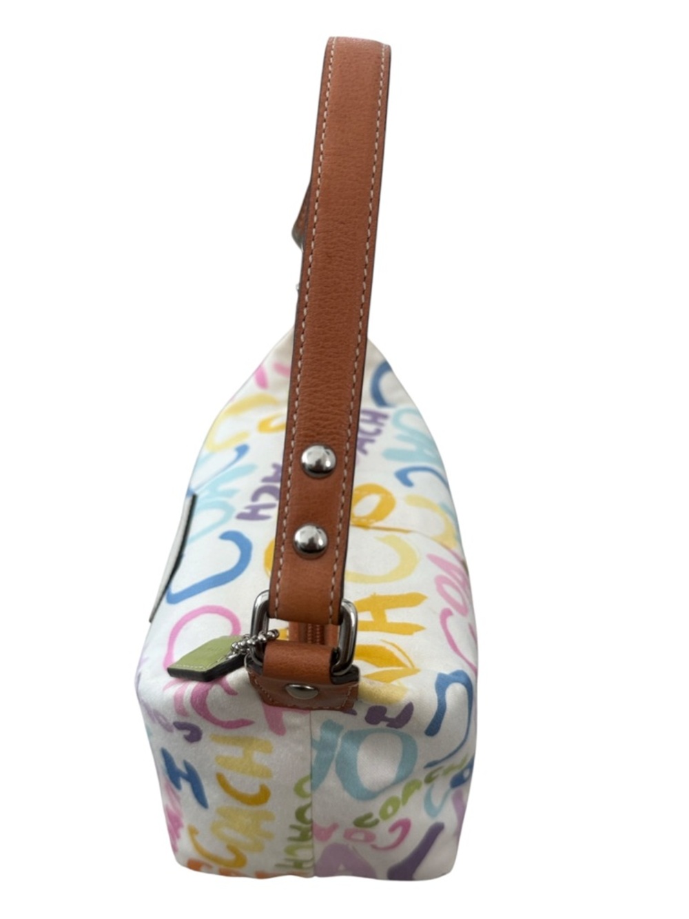 Coach Vintage Y2K Hampton Multicolor Graffiti Scribble Mini Hobo Handbag - Picture 2 of 6